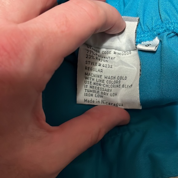 Grey’s Anatomy Drawstring Scrub Pant (size Small, color Teal) - Picture 10 of 10